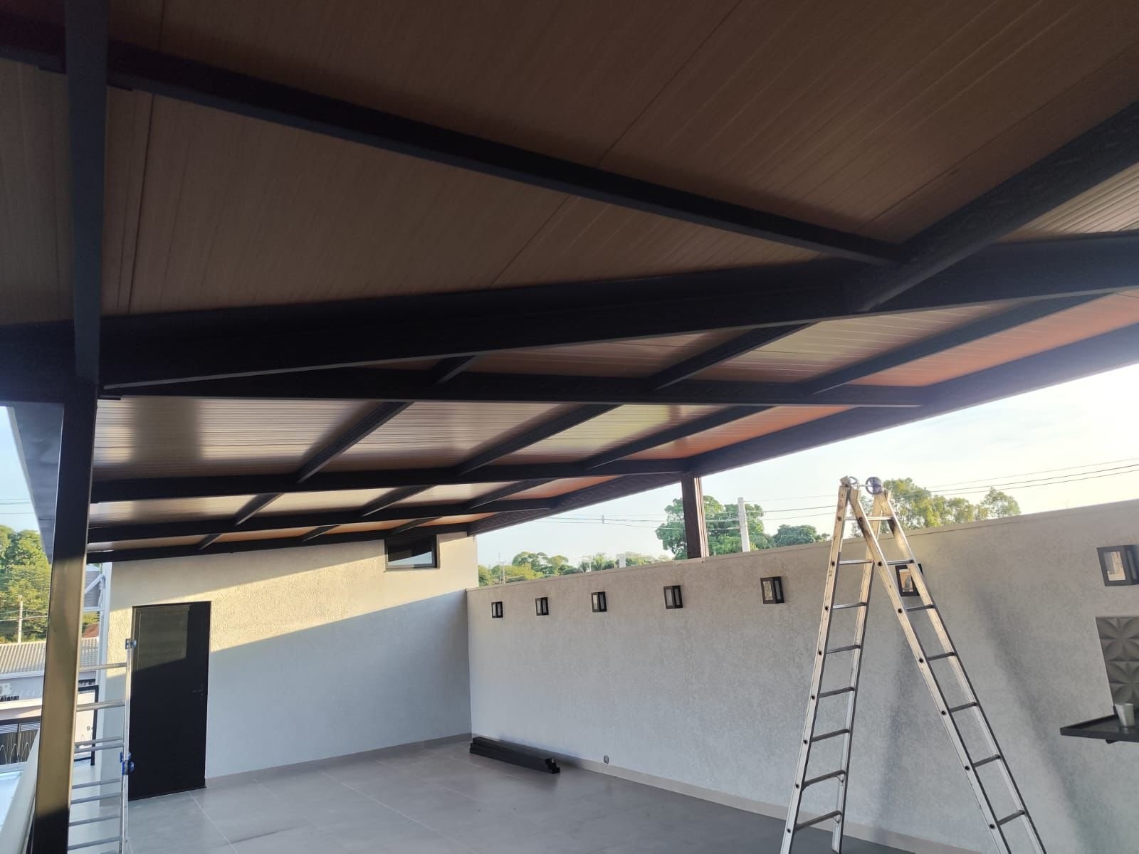 Área de Lazer com Telha Térmica