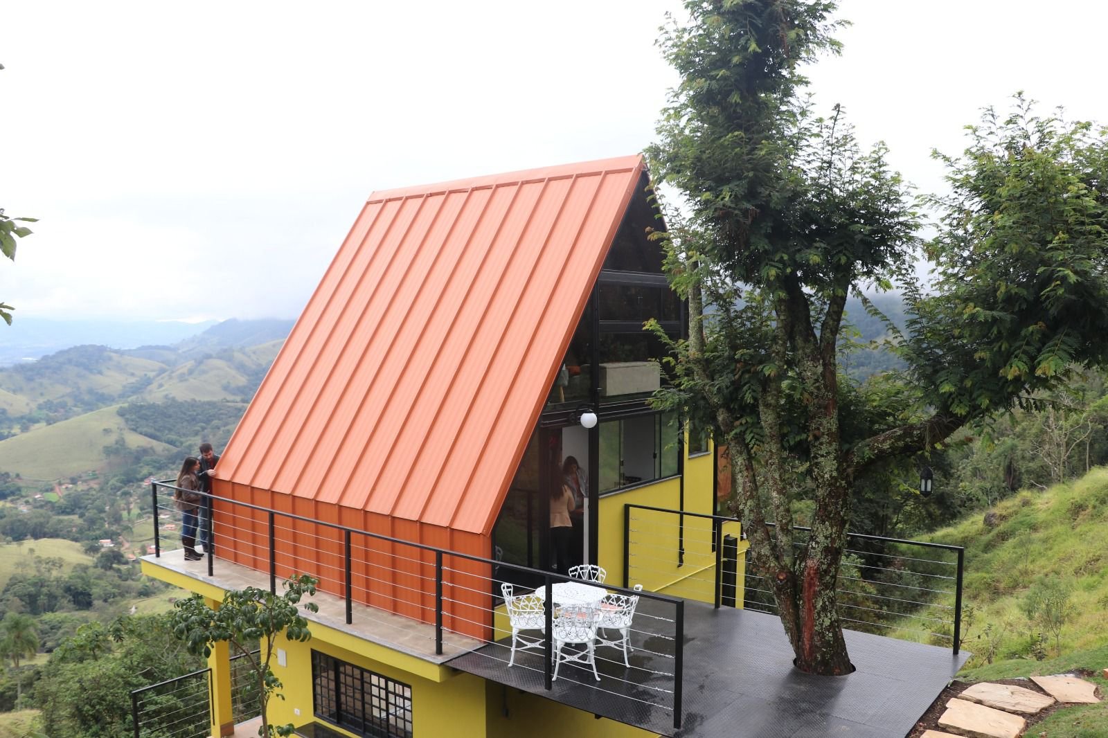 Chalé com telha térmica